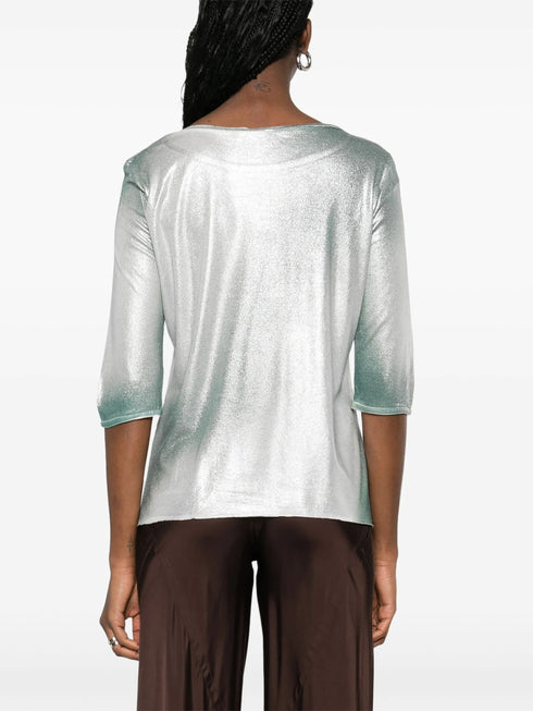 AVANT TOI LUREX T-SHIRT